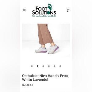 Orthofeet Women's Purple Gradient Sneakers